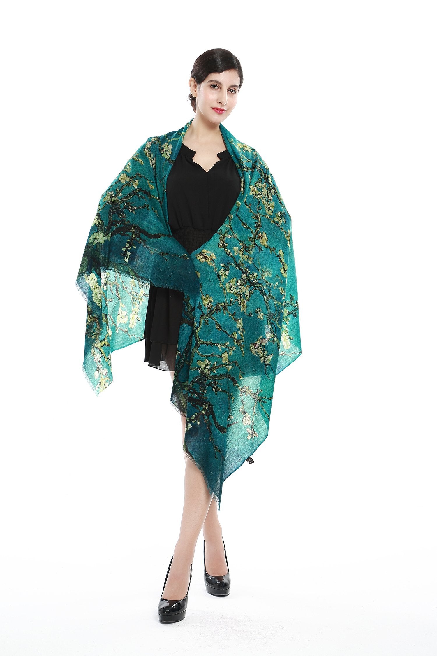 AnHua New Cashmere Silk Solid Long Scarf Soft Shawl Wrap Hot 40 Colors  (Army Green 11) : : Clothing, Shoes & Accessories